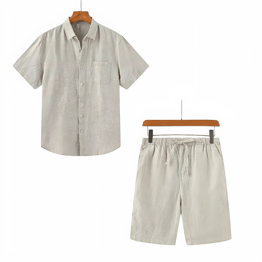 KIT Tijuca | Camisa + Shorts de Linho